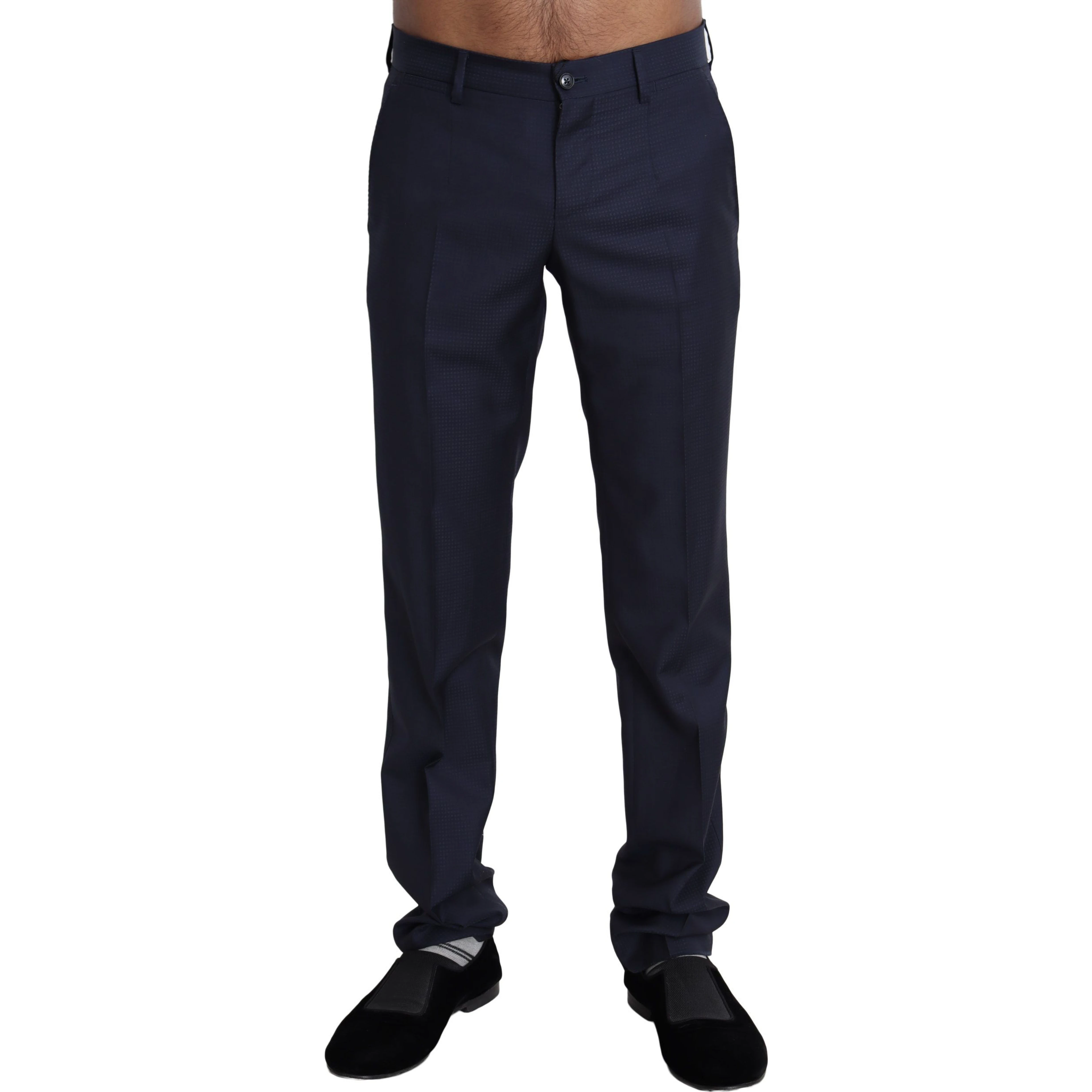 Navy Blue Dress Formal Men Trouser Pants