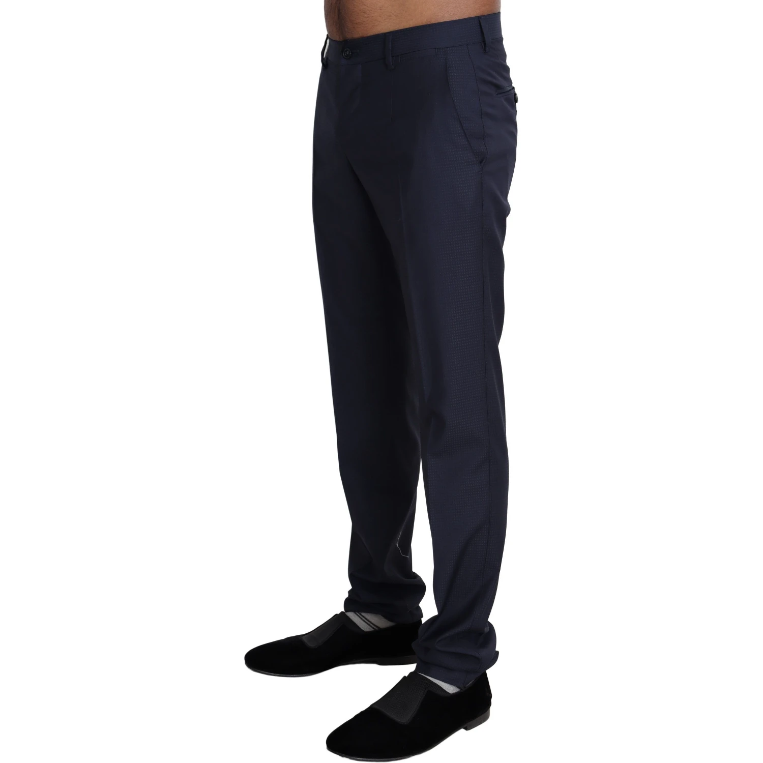 Navy Blue Dress Formal Men Trouser Pants
