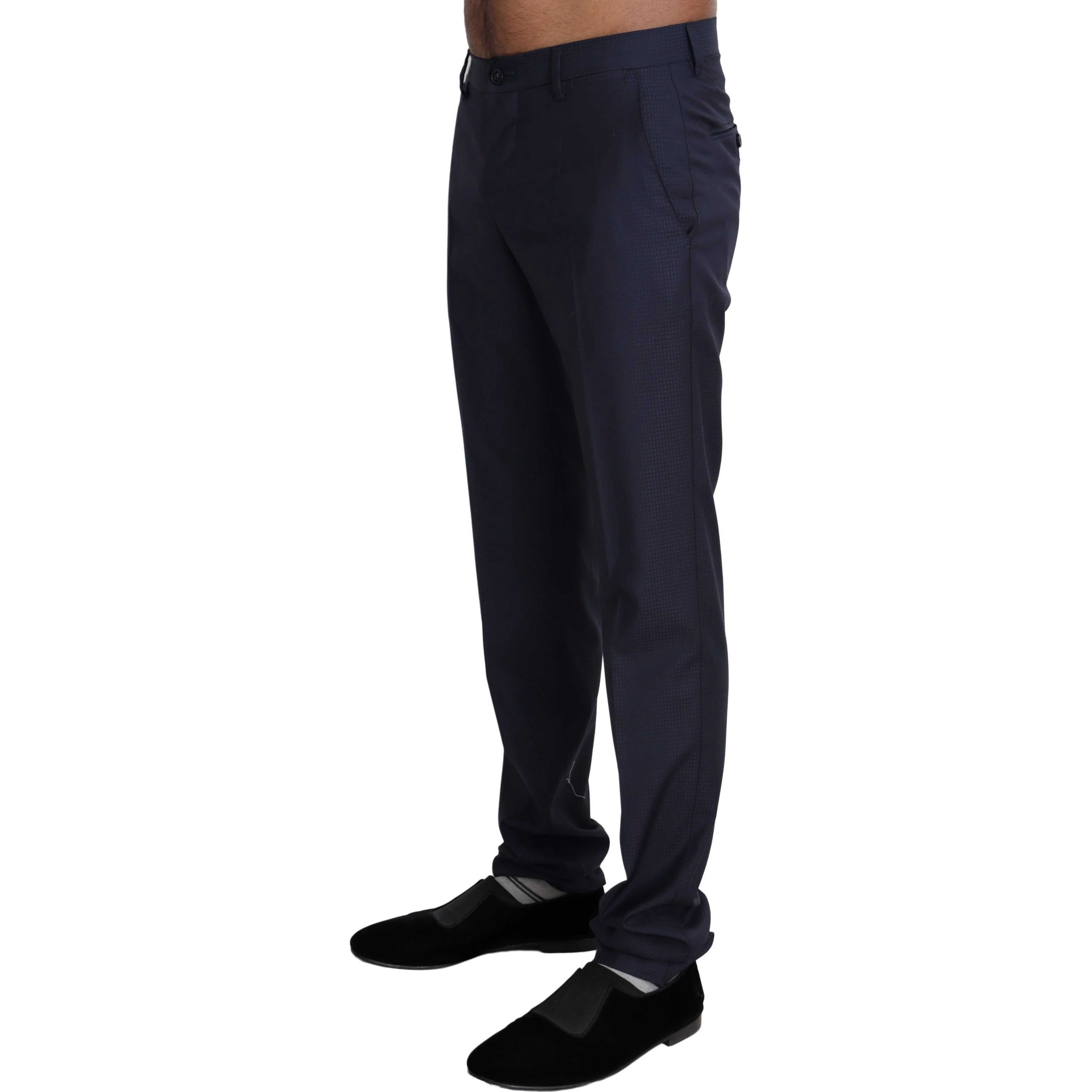 Navy Blue Dress Formal Men Trouser Pants