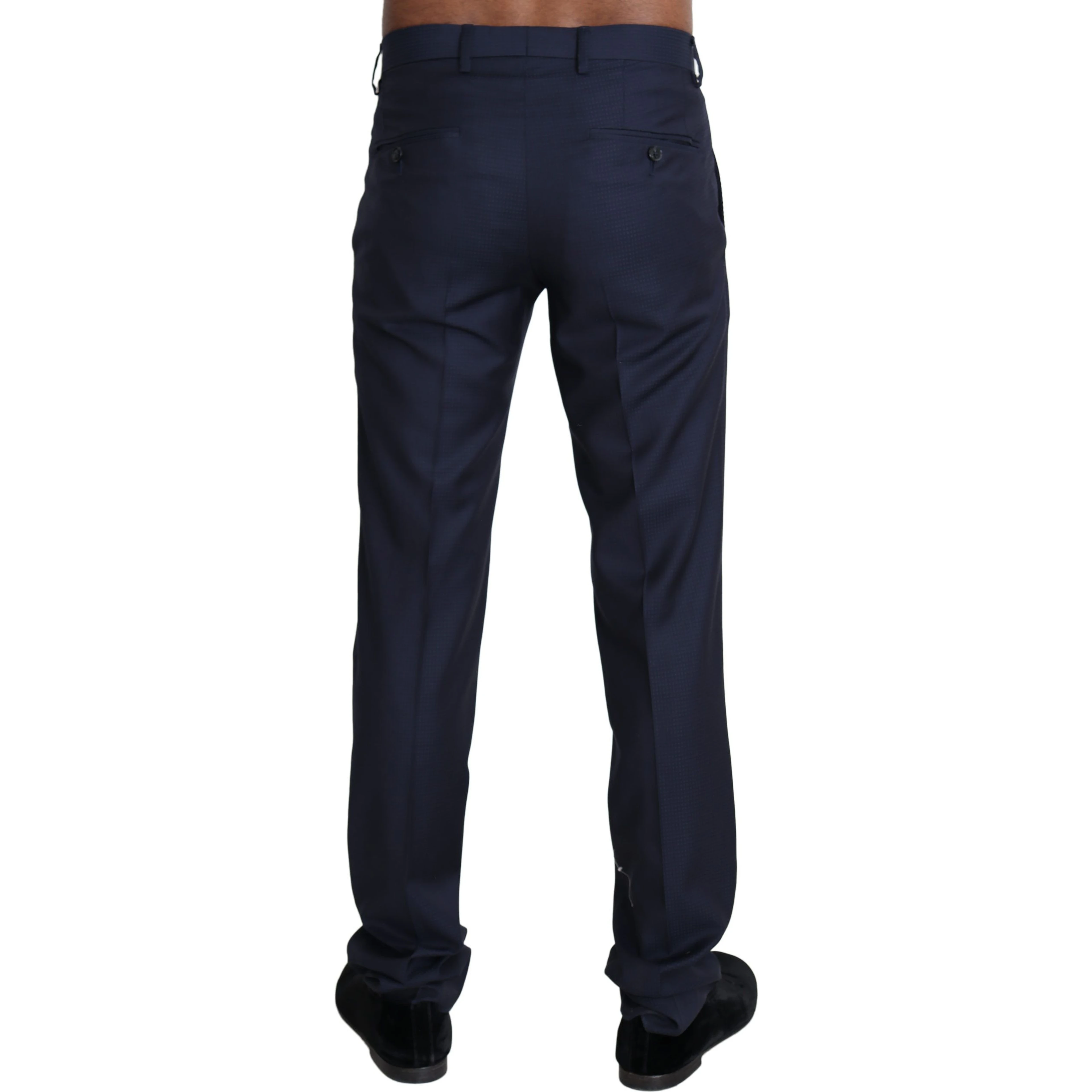 Navy Blue Dress Formal Men Trouser Pants