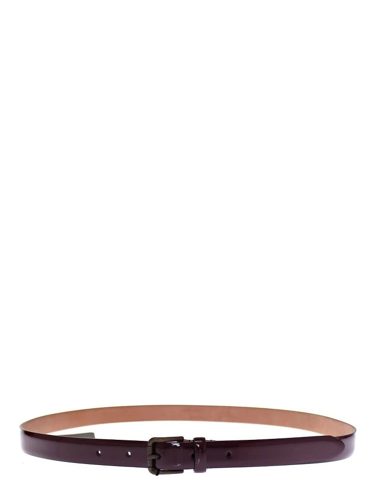 Purple Leather Logo Cintura Gürtel Belt alternative