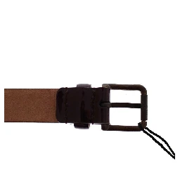 Purple Leather Logo Cintura Gürtel Belt