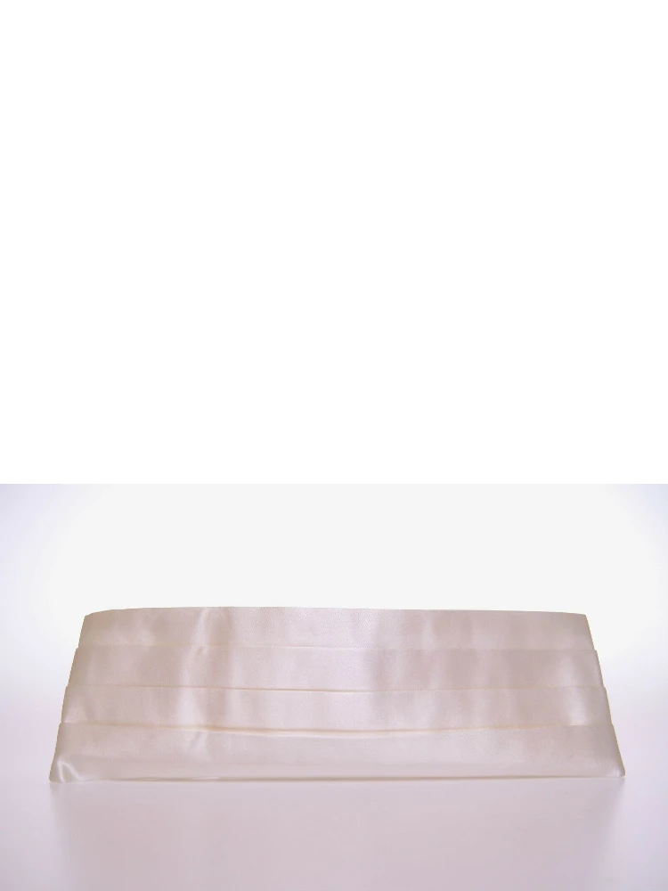 White Waist Tuxedo Smoking Belt Cummerbund alternative