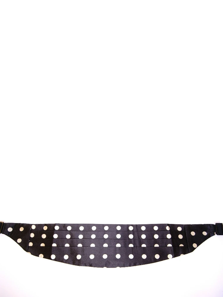 Black Waist Smoking Tuxedo Cummerbund Belt