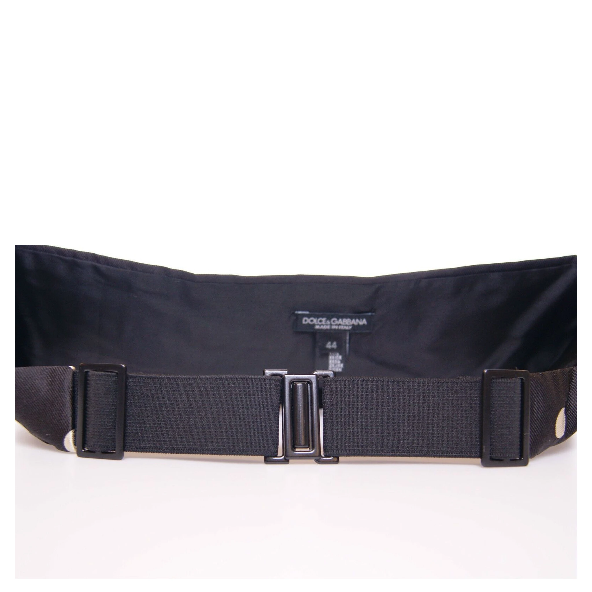 Black Waist Smoking Tuxedo Cummerbund Belt