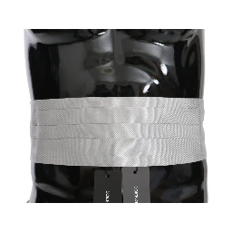 Gray Men Waist Belt 100% Silk Cummerbund