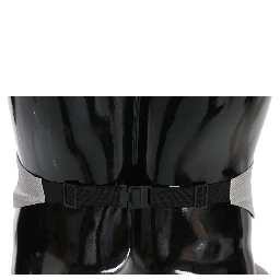 Gray Men Waist Belt 100% Silk Cummerbund