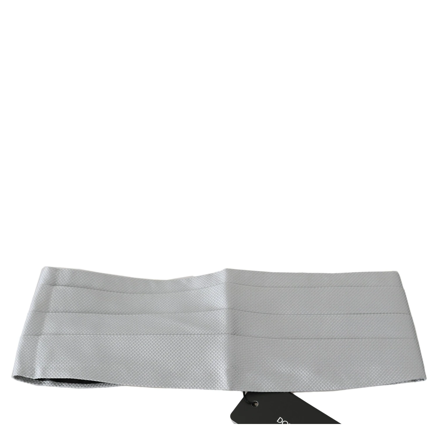 Gray Men Waist Belt 100% Silk Cummerbund