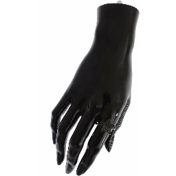 Black CZ Star 925 Silver Womens Ring