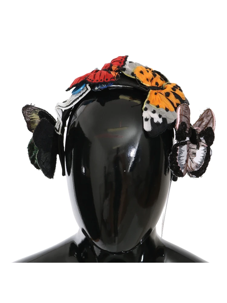 Tiara Floral Butterfly Sequin Diadem Headband