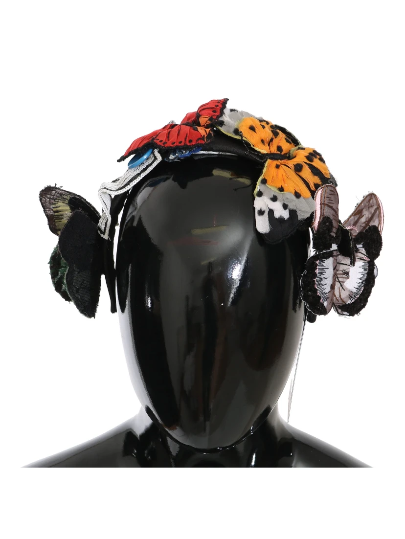 Tiara Floral Butterfly Sequin Diadem Headband