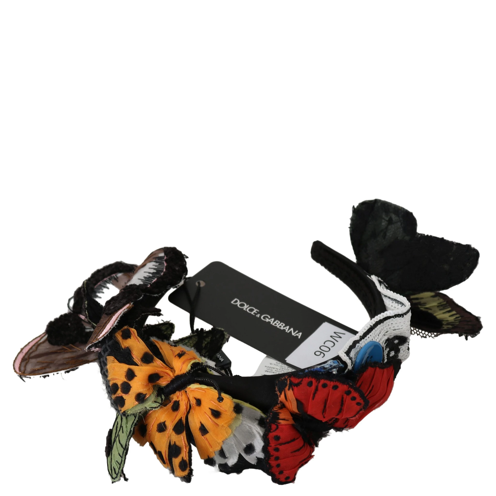 Tiara Floral Butterfly Sequin Diadem Headband