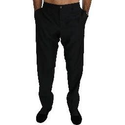 Black Dress Formal Trouser Men Wool Pants