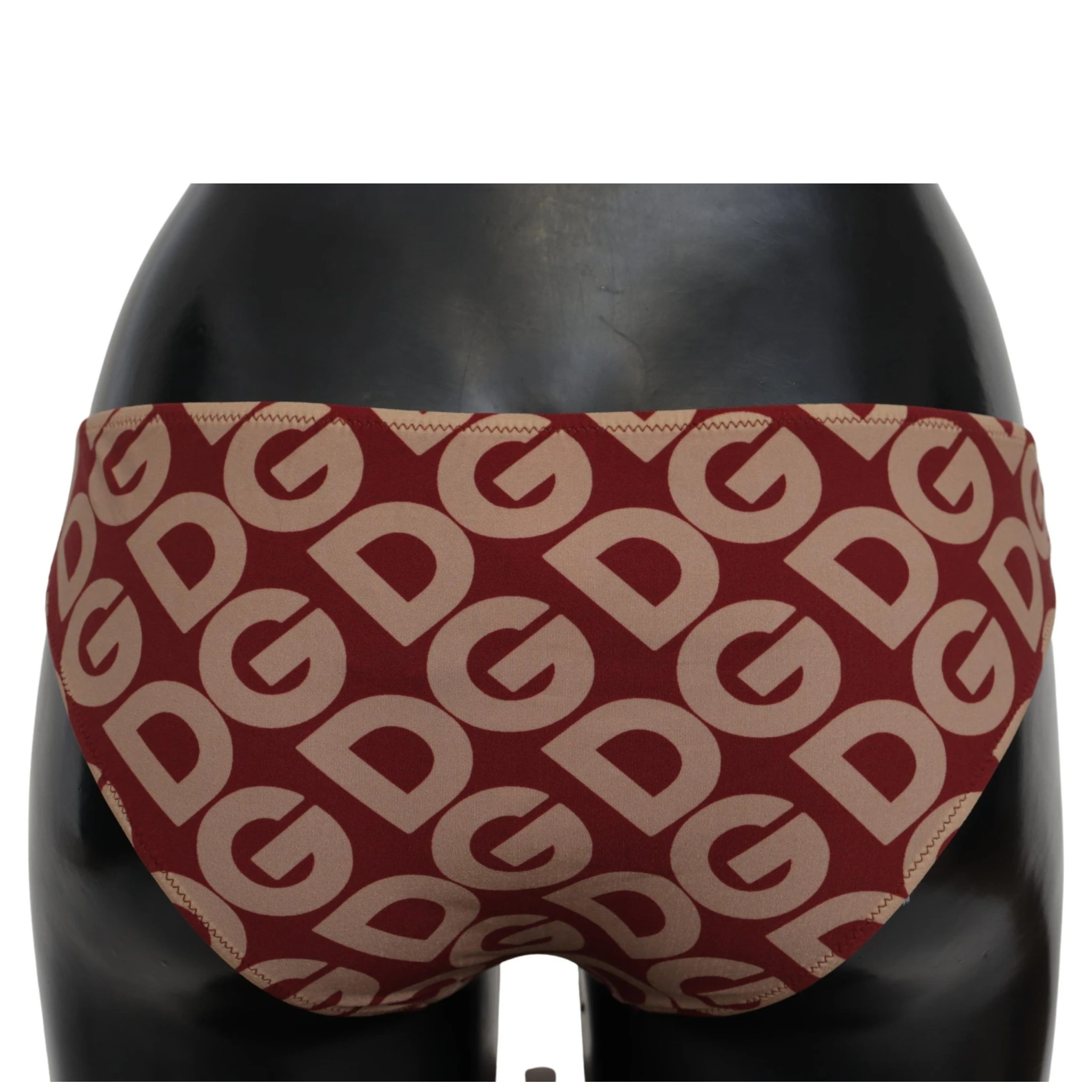 Multicolor DG Logo Print Bottom Beachwear Bikini Swimsuit