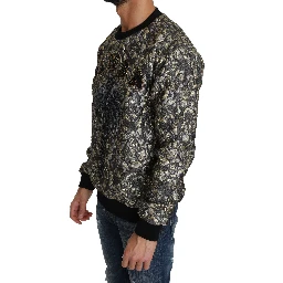 Multicolor SAMBA Jacquard Palmtree Pullover Sweater