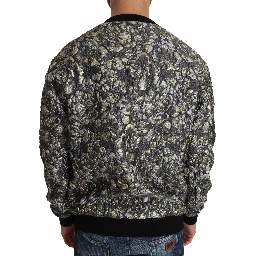 Multicolor SAMBA Jacquard Palmtree Pullover Sweater