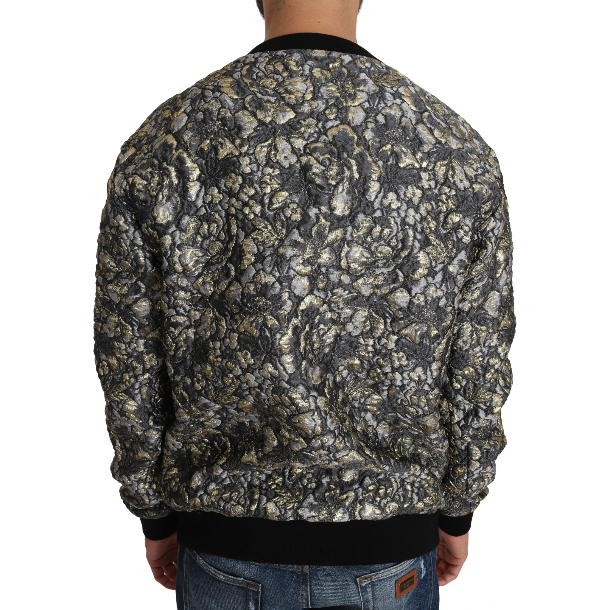 Multicolor SAMBA Jacquard Palmtree Pullover Sweater