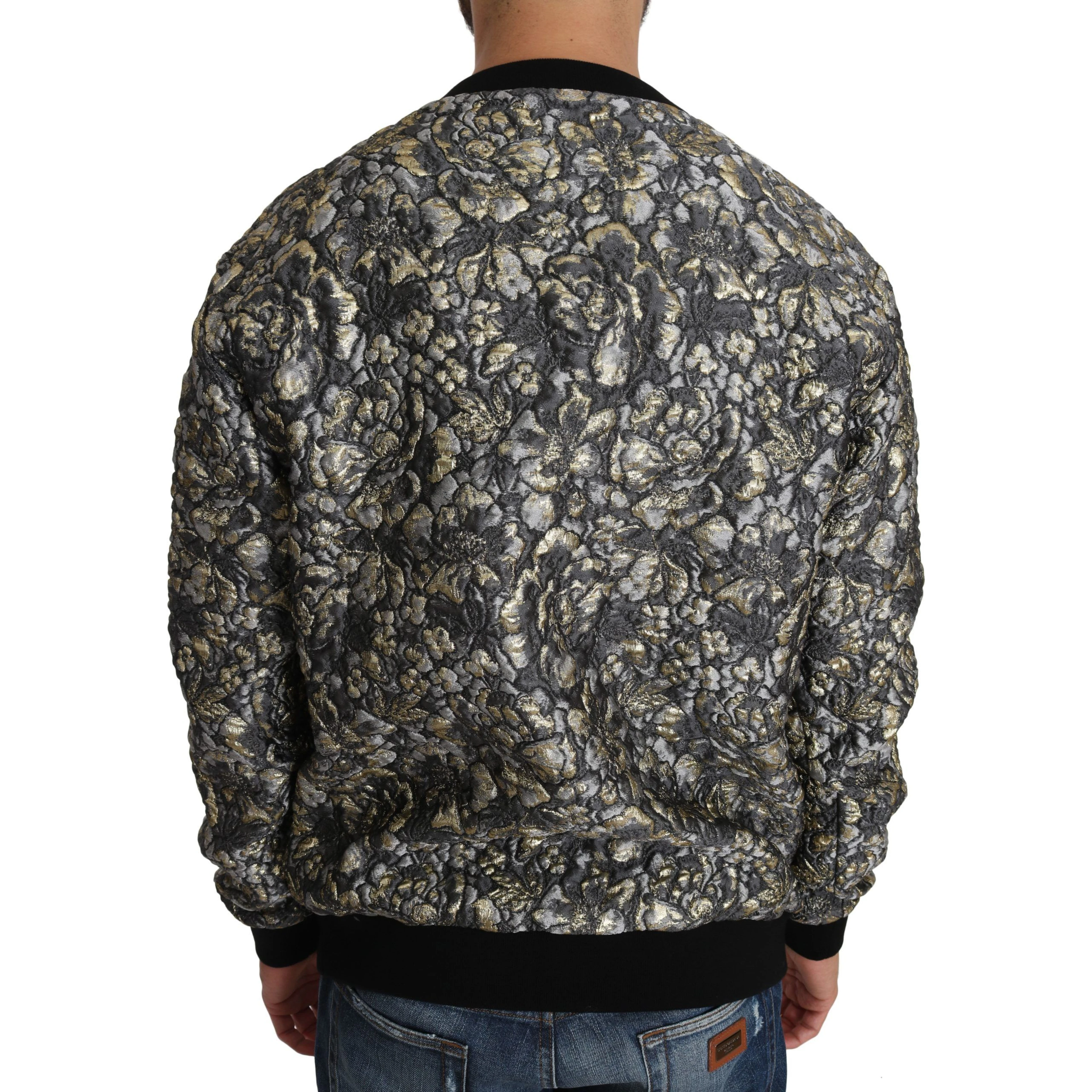Multicolor SAMBA Jacquard Palmtree Pullover Sweater