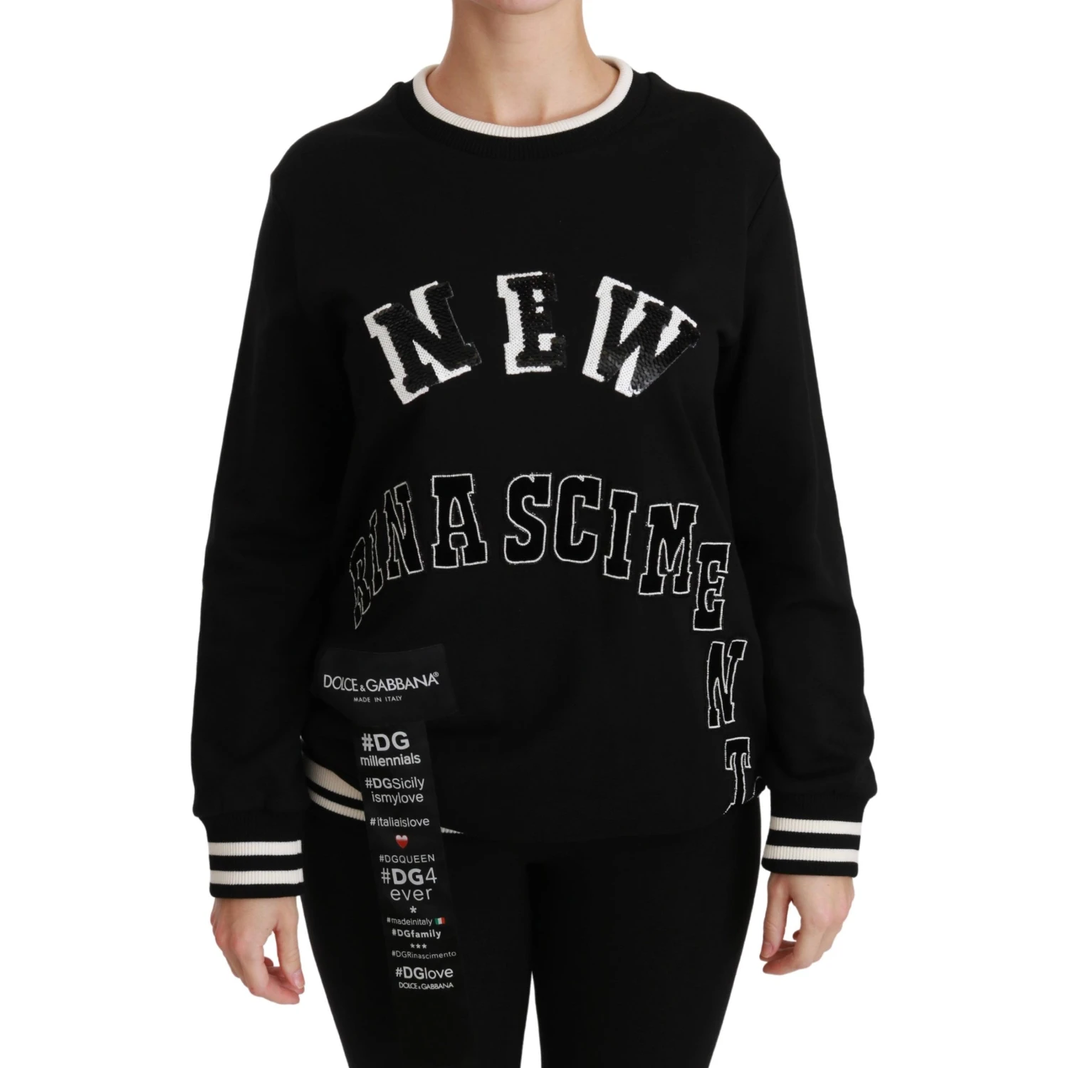 Black Rinascimento #DGmillennials Sweater