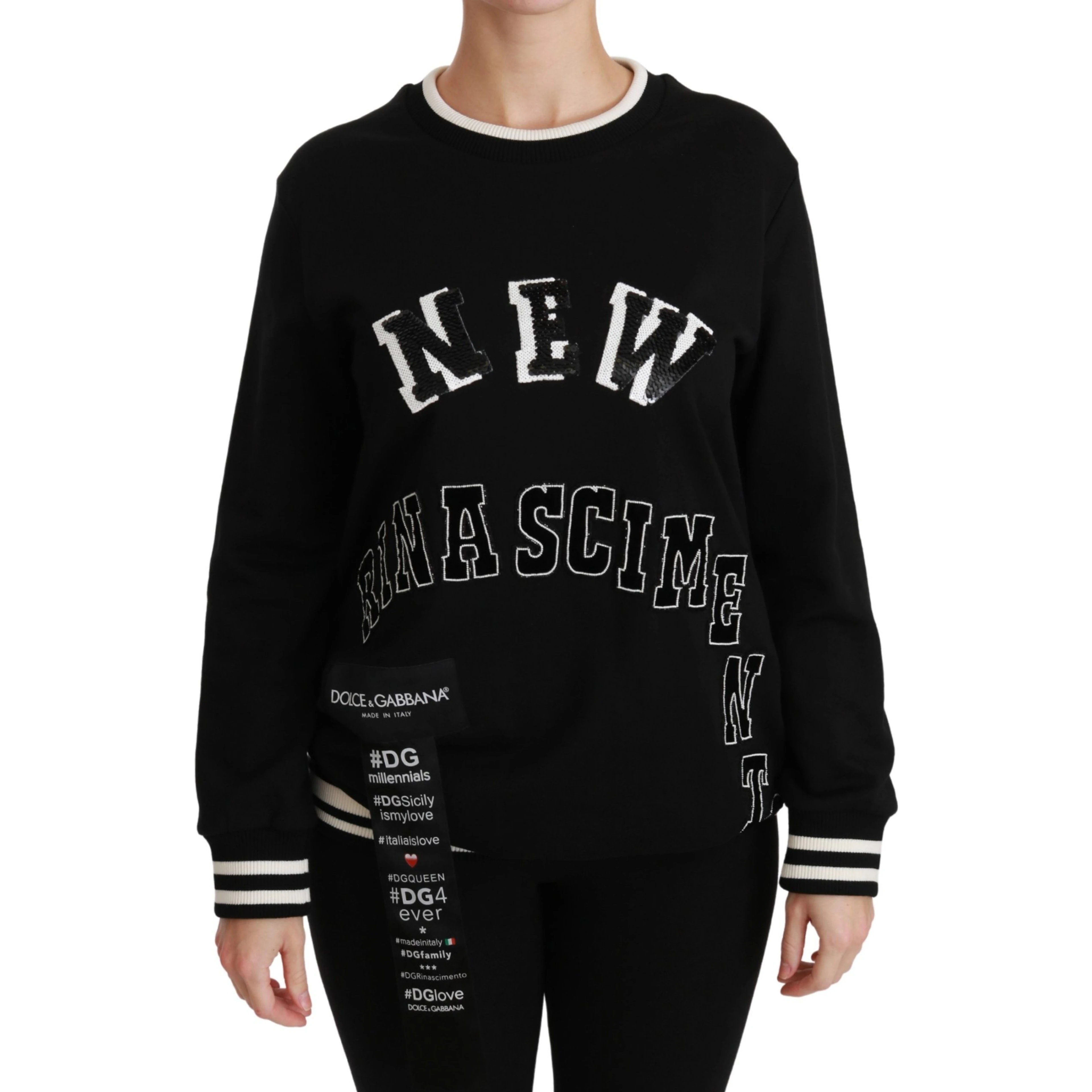 Black Rinascimento #DGmillennials Sweater