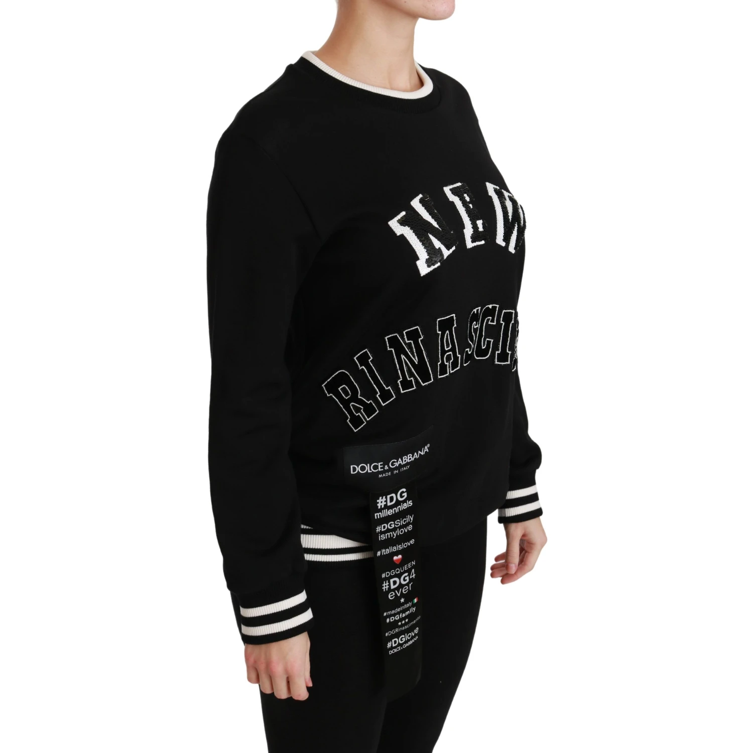 Black Rinascimento #DGmillennials Sweater