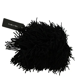 Black White Knitted Cashmere Animal Design Hat