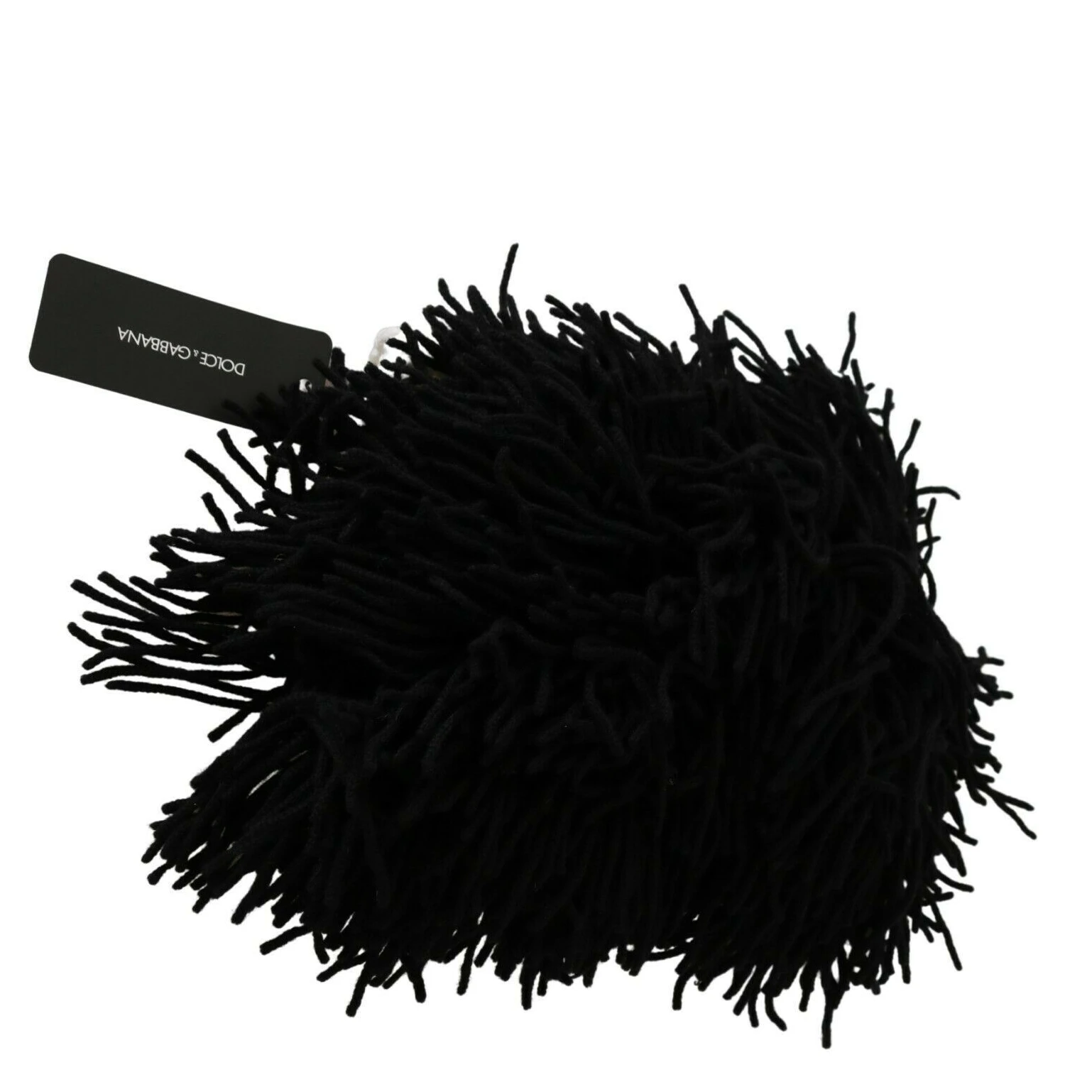 Black White Knitted Cashmere Animal Design Hat