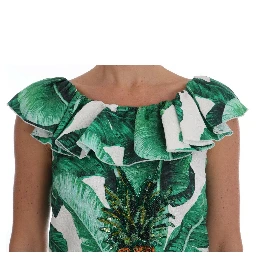 Pineapple Banana Sequins Blouse T-shirt