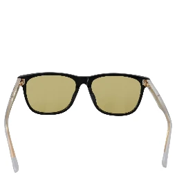 Black Frame DL0330-D 01E 57 Yellow Transparent Lenses Sunglasses