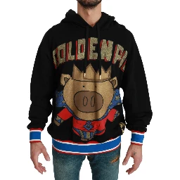Black Sweater Pig of the Year Hooded