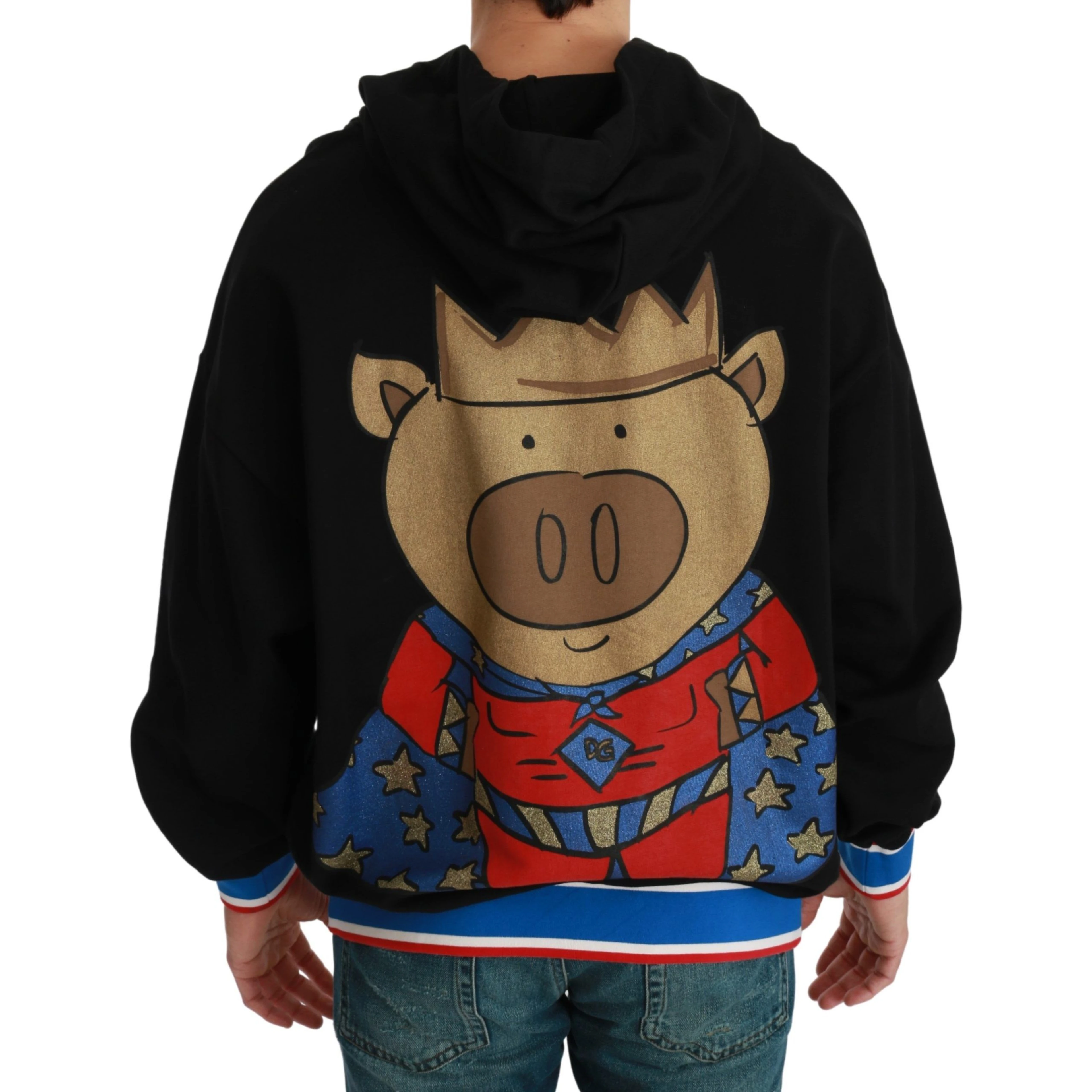 Black Sweater Pig of the Year Hooded