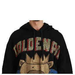 Black Sweater Pig of the Year Hooded