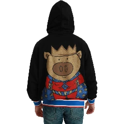 Black Sweater Pig of the Year Hooded