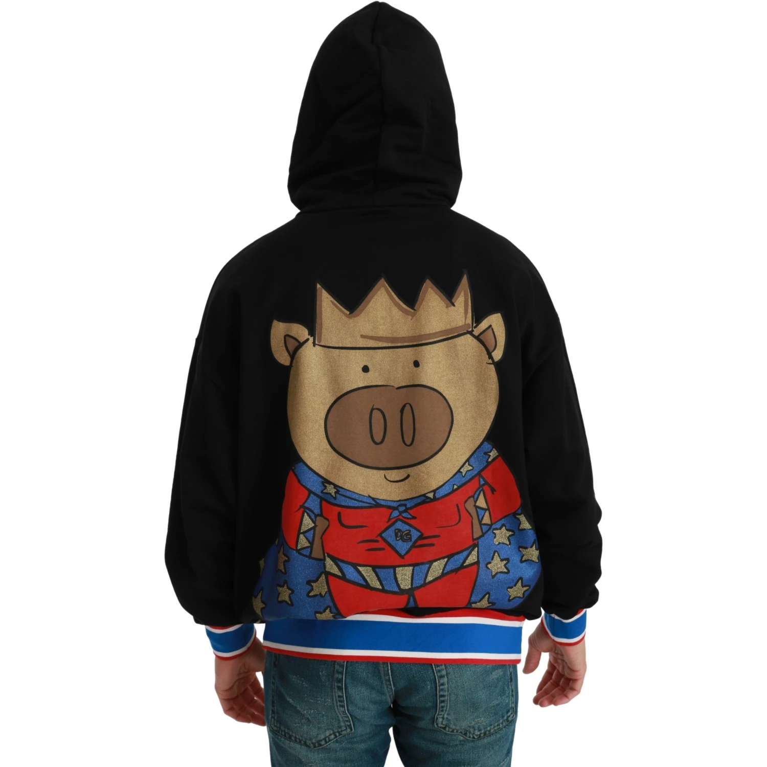 Black Sweater Pig of the Year Hooded