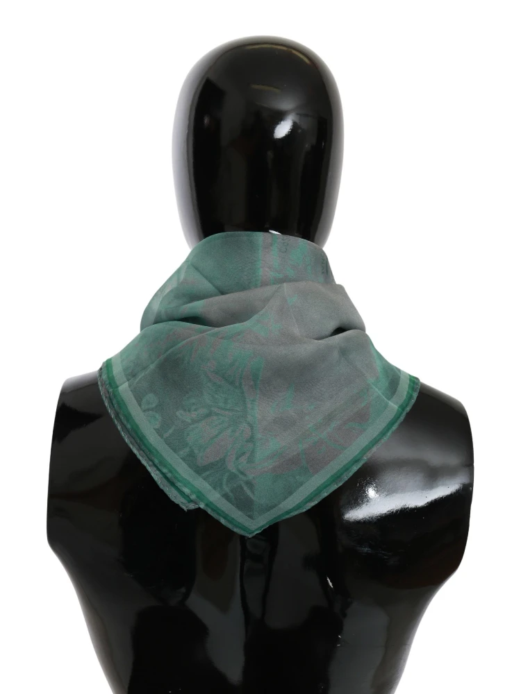 Green Silk Shawl Foulard Wrap Scarf alternative