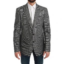 Gray Slim Fit Formal MARTINI Blazer