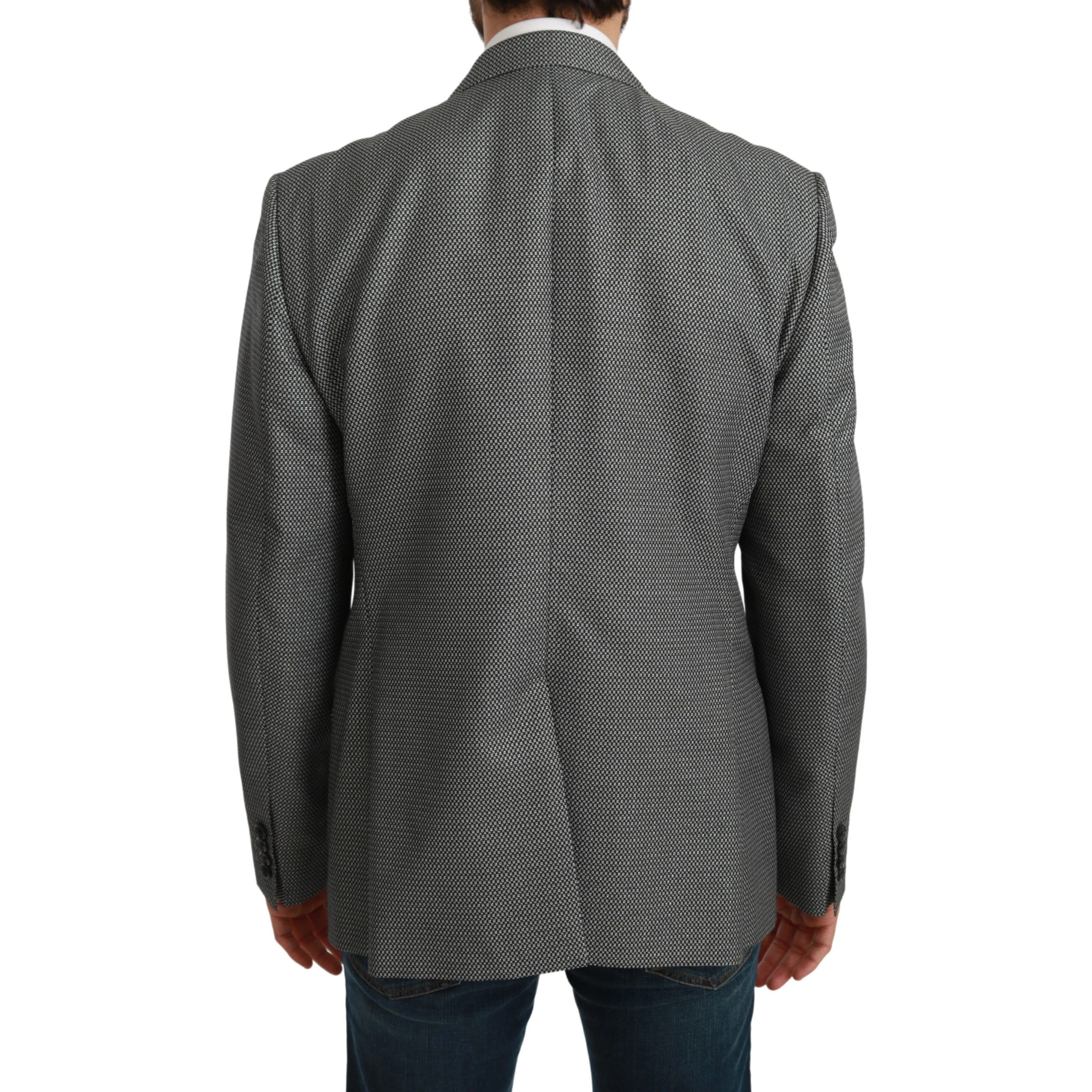 Gray Slim Fit Formal MARTINI Blazer