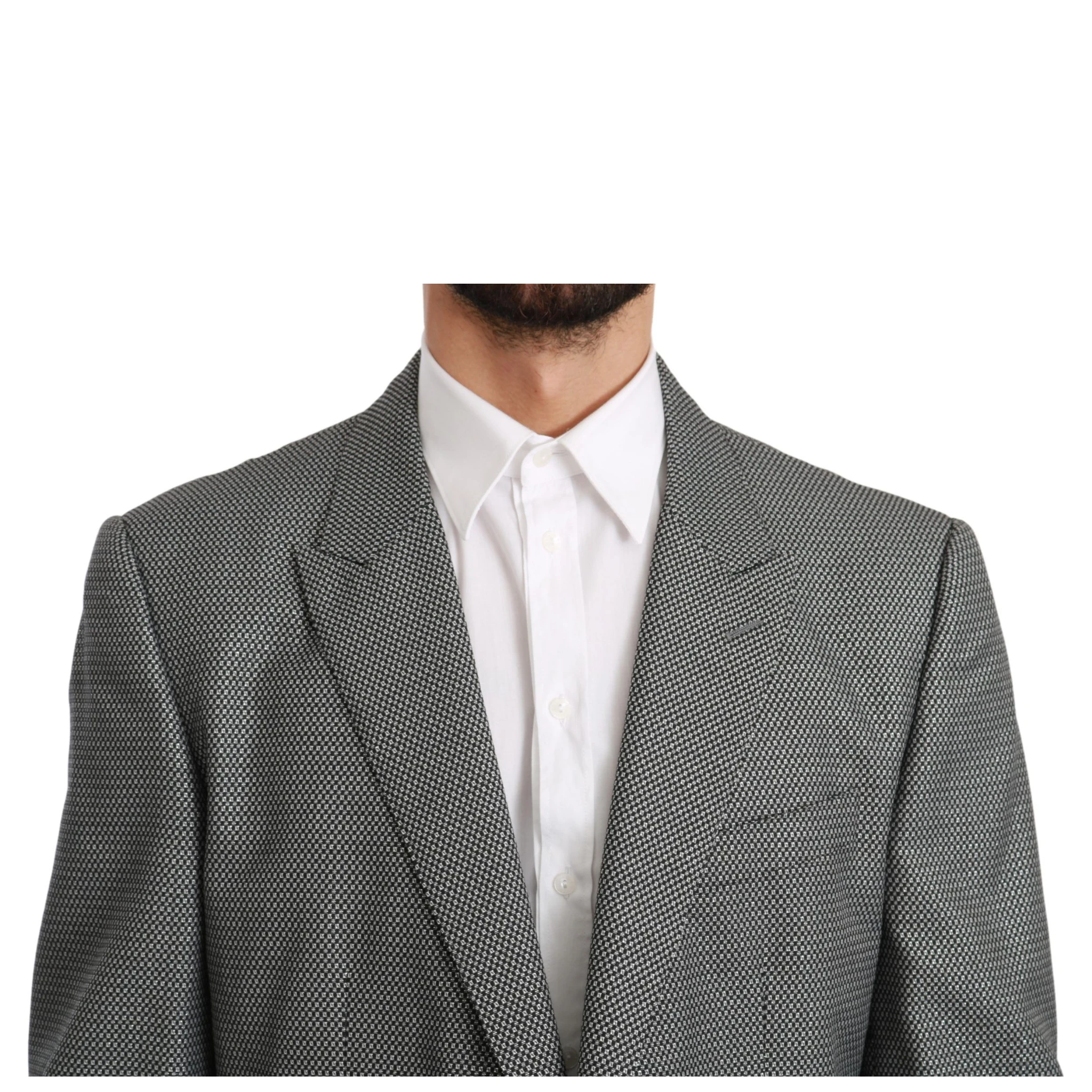 Gray Slim Fit Formal MARTINI Blazer