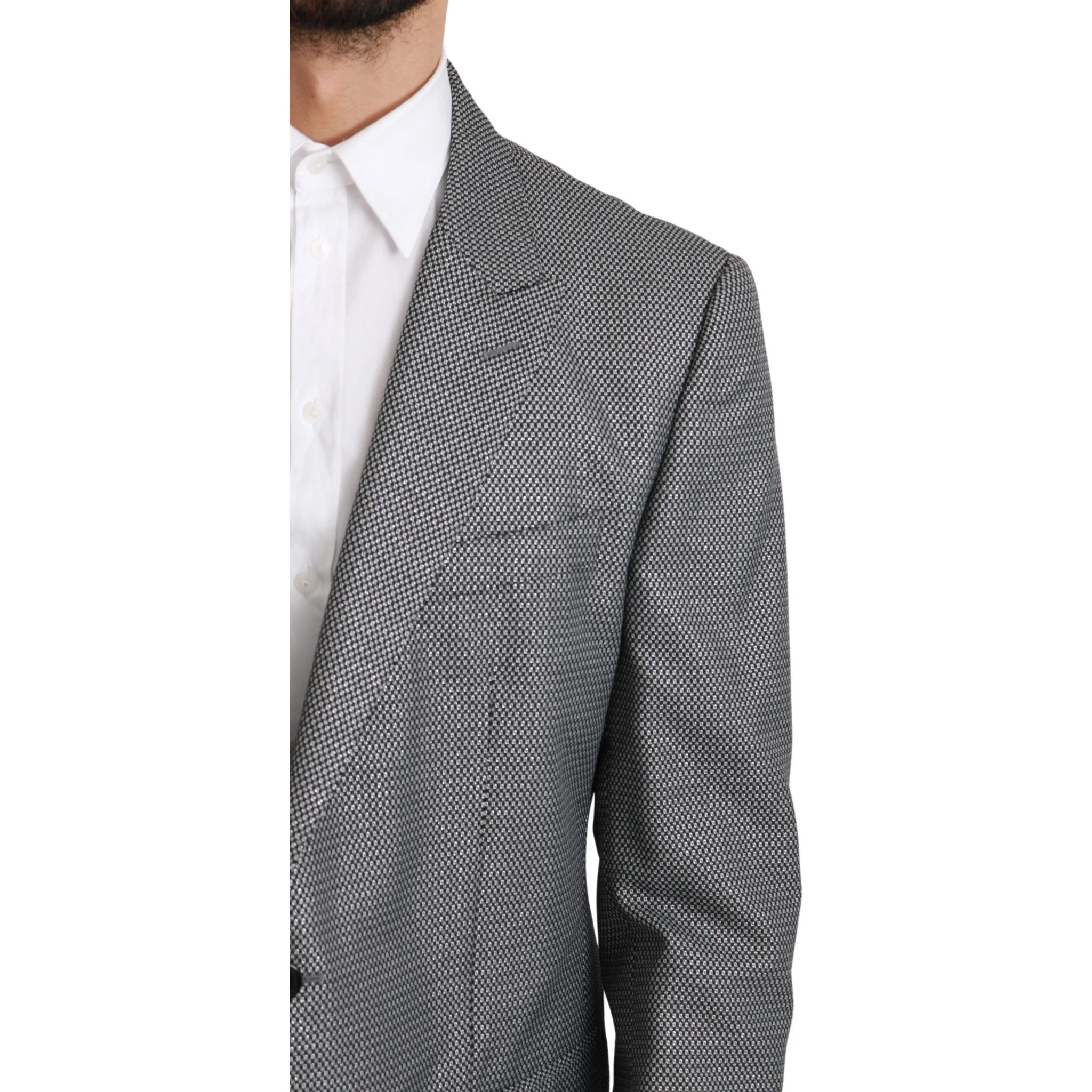Gray Slim Fit Formal MARTINI Blazer