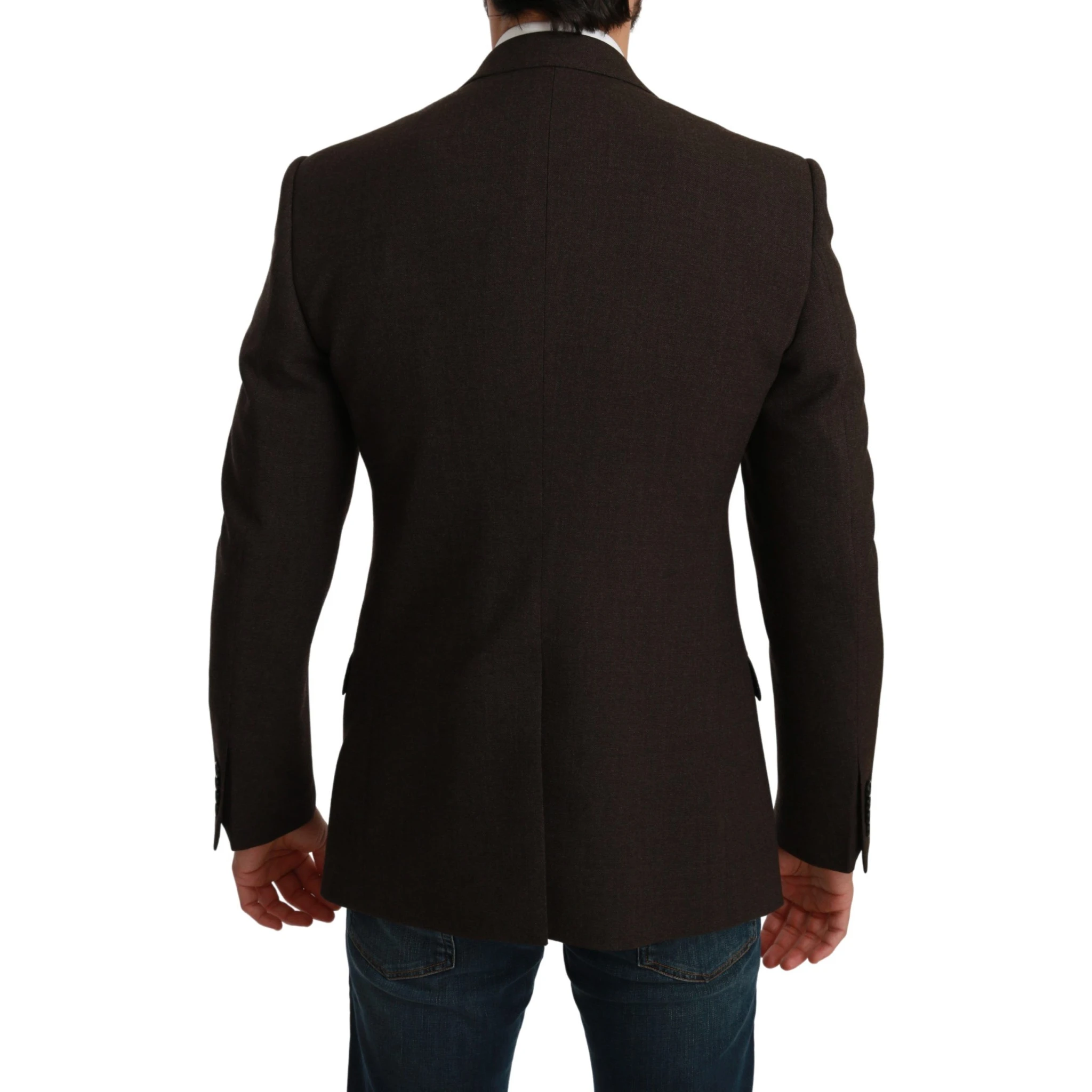 Brown Slim Fit Coat Jacket MARTINI Blazer