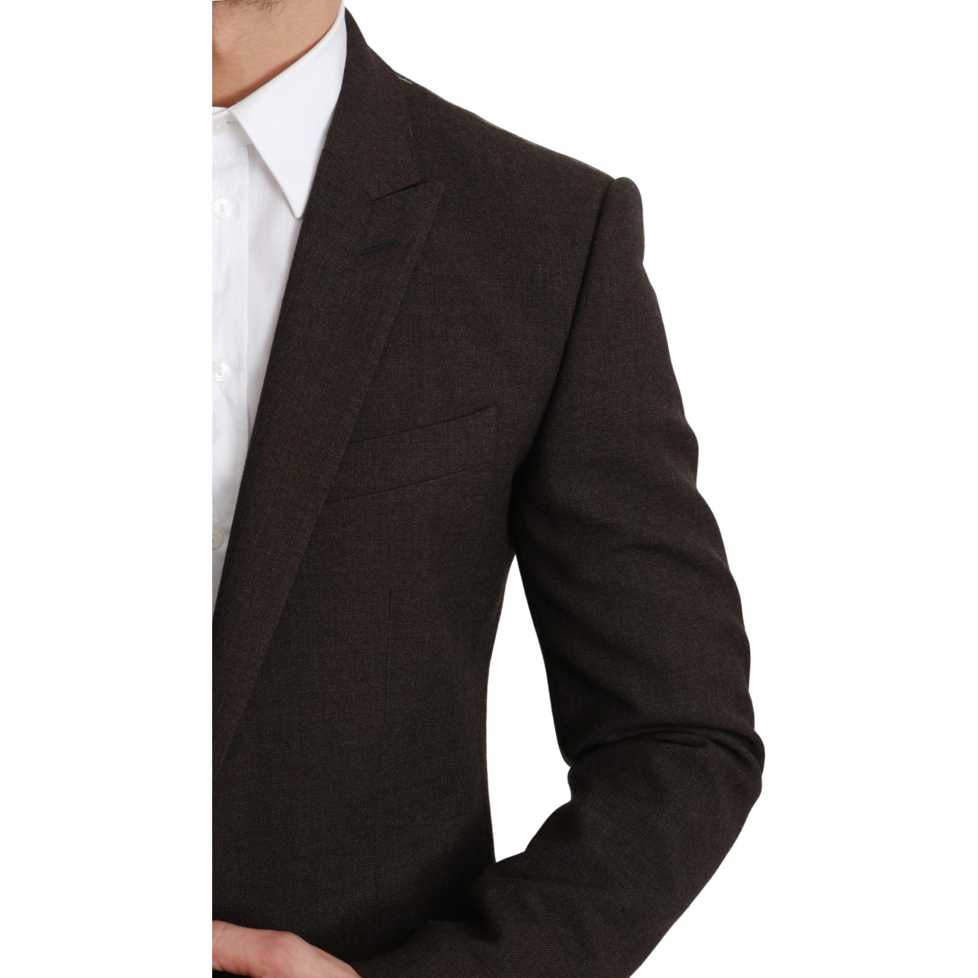 Brown Slim Fit Coat Jacket MARTINI Blazer