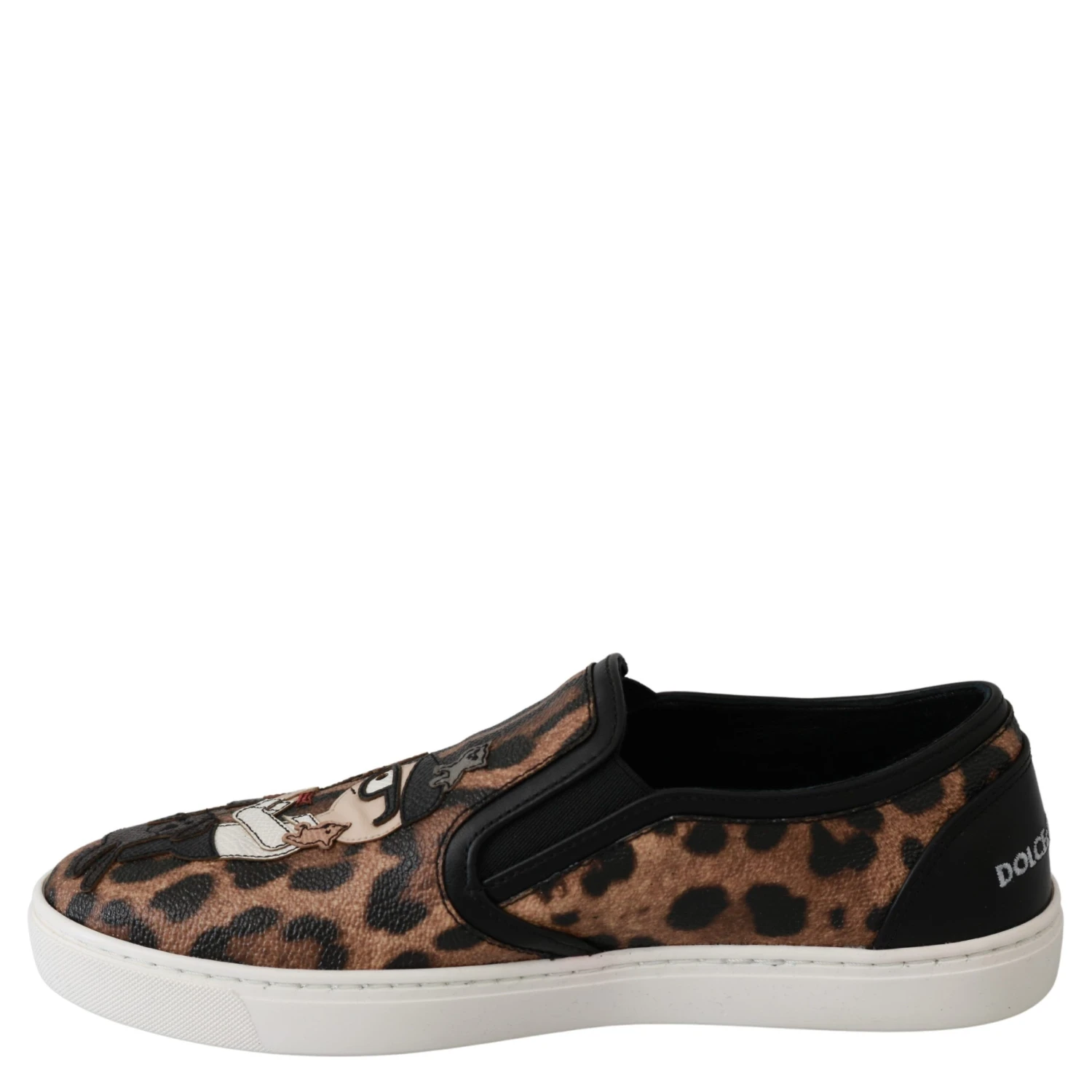 Leather Leopard #dgfamily Loafers Shoes