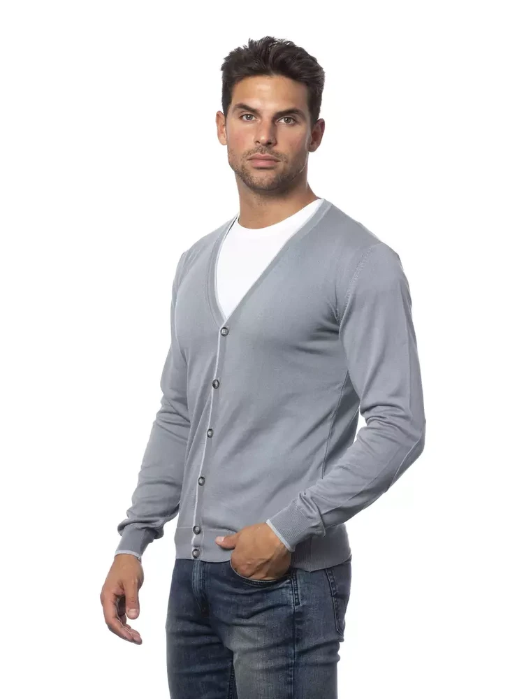 Gray Cotton Cardigan alternative