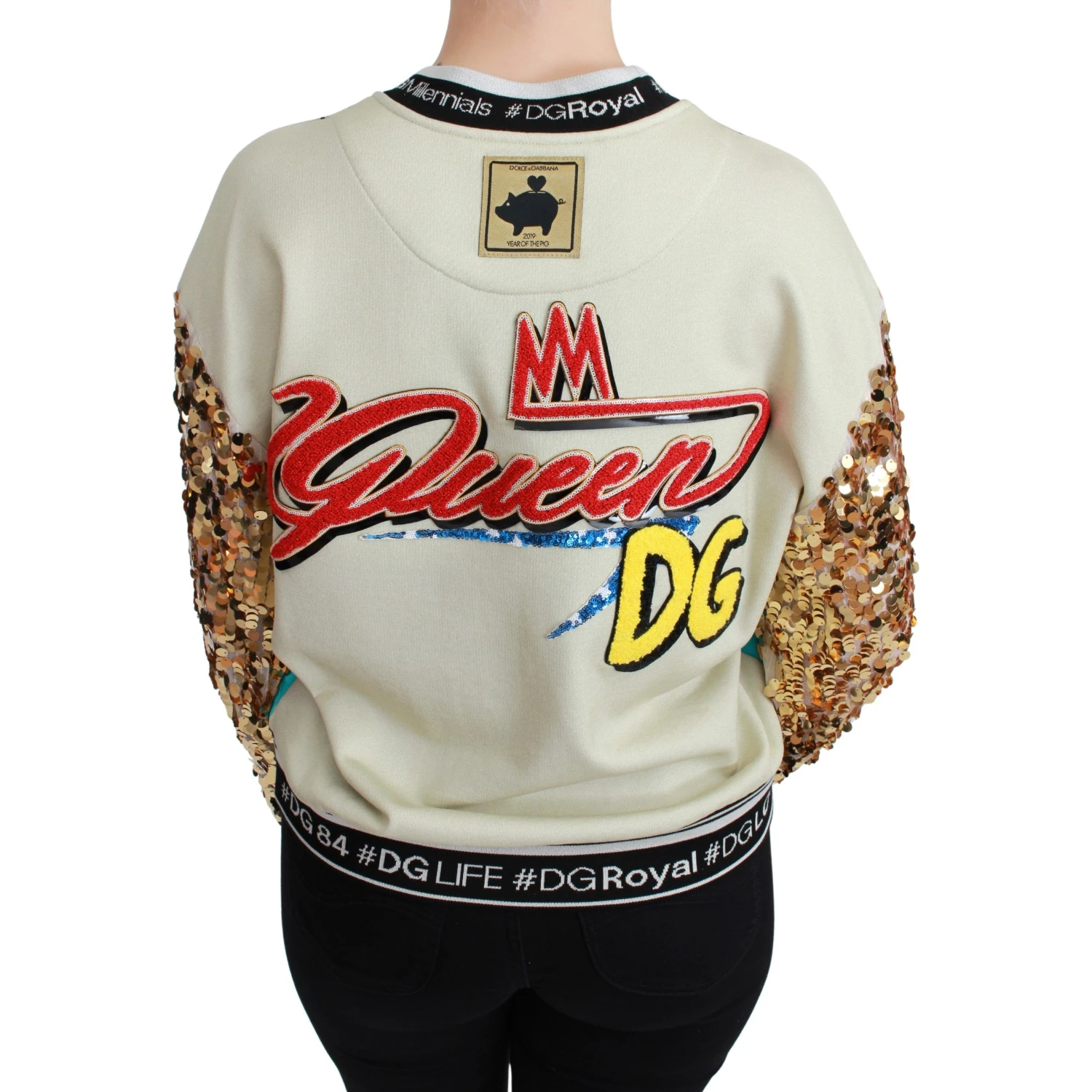 Year of the Pig Sequined Top Sweater