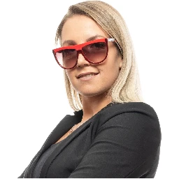 Burgundy Plastic Sunglasses