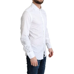 White Cotton Long Sleeves Formal Shirt
