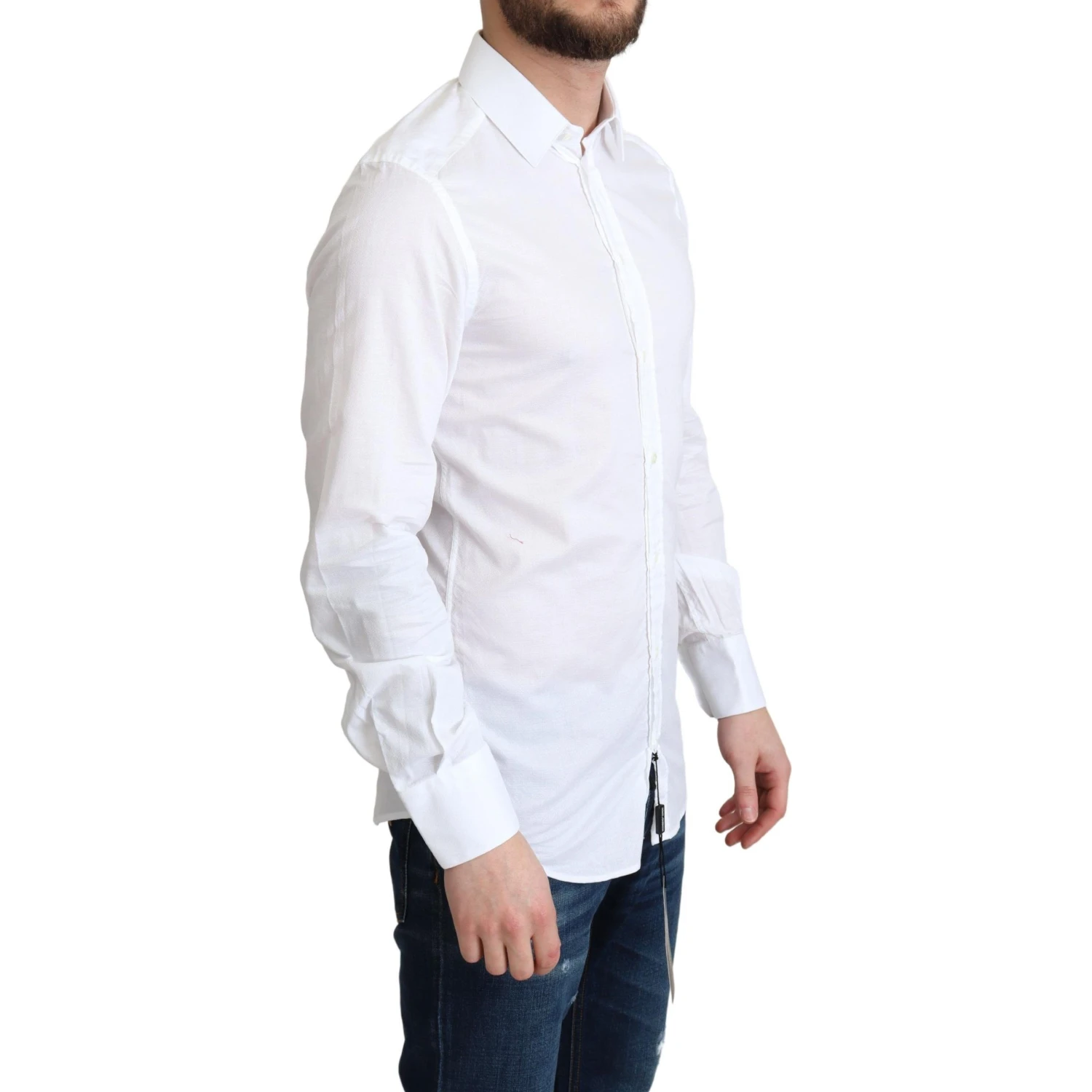 White Cotton Long Sleeves Formal Shirt
