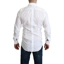 White Cotton Long Sleeves Formal Shirt