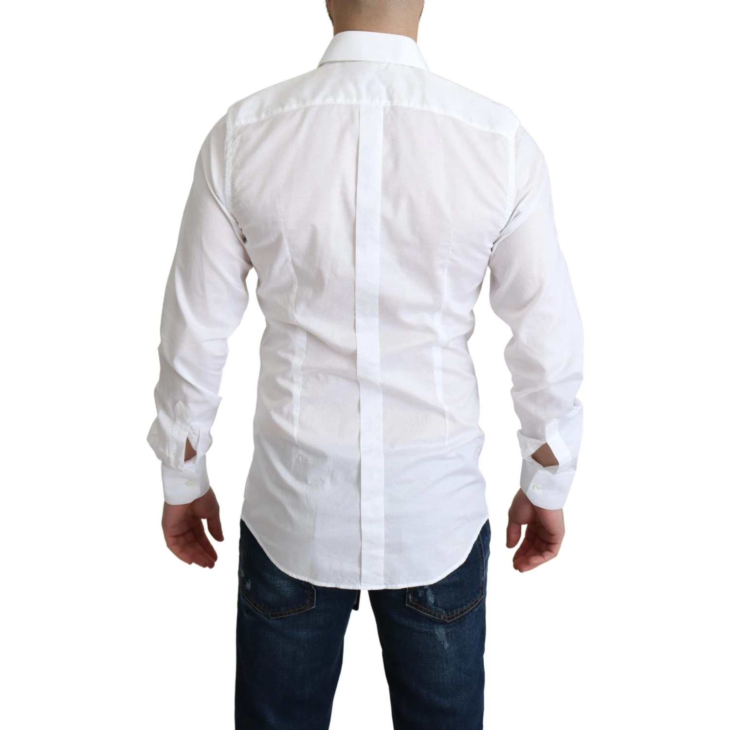 White Cotton Long Sleeves Formal Shirt