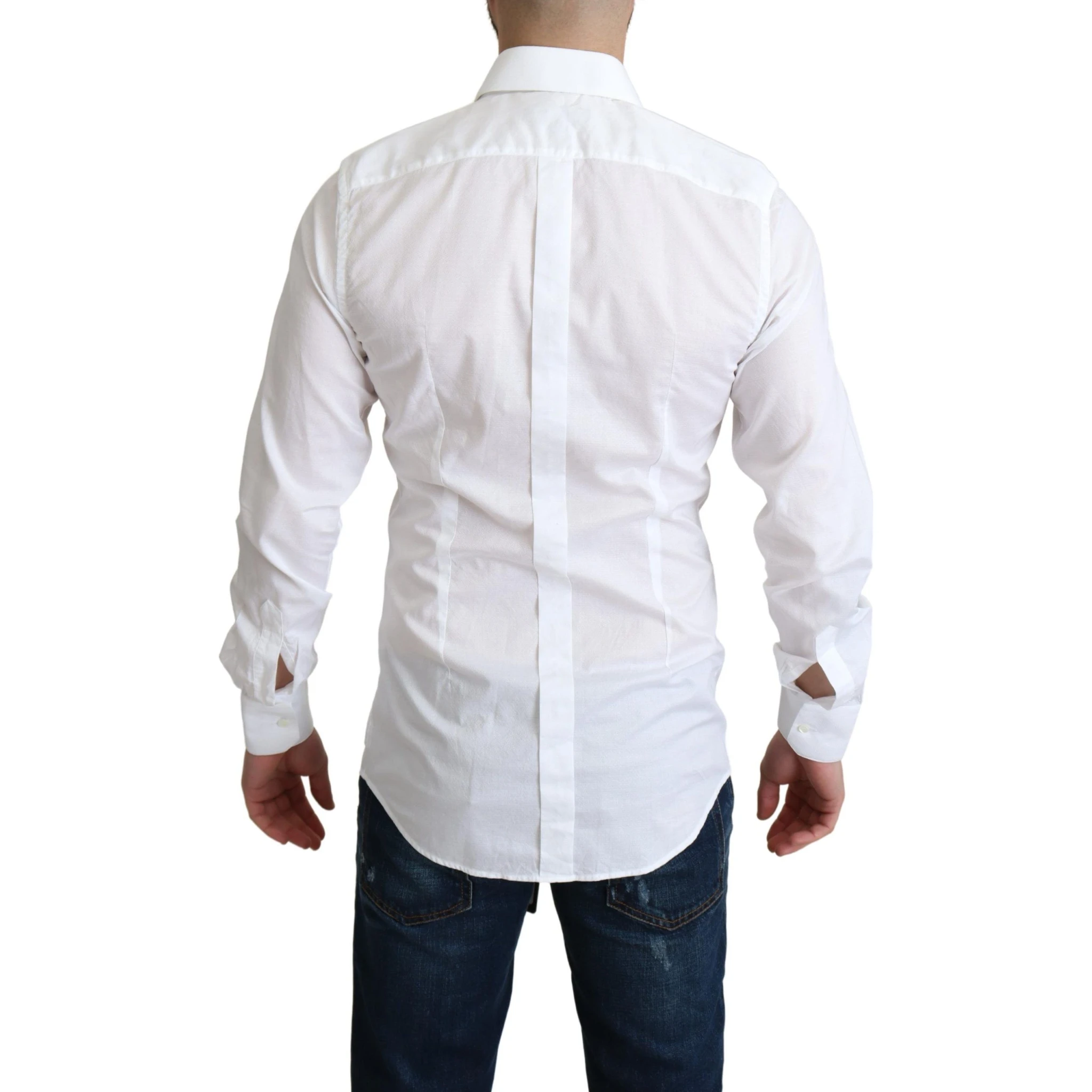 White Cotton Long Sleeves Formal Shirt